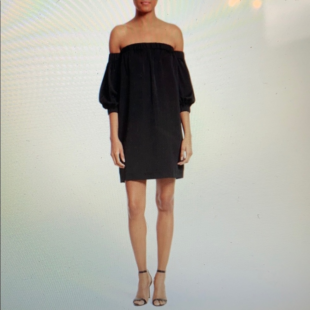 Milly Off-the-Shoulder Dress in Black